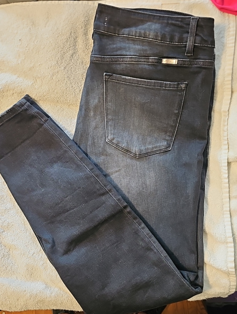 Dark Gray/Black Women's Skinny Jeans - KanCan